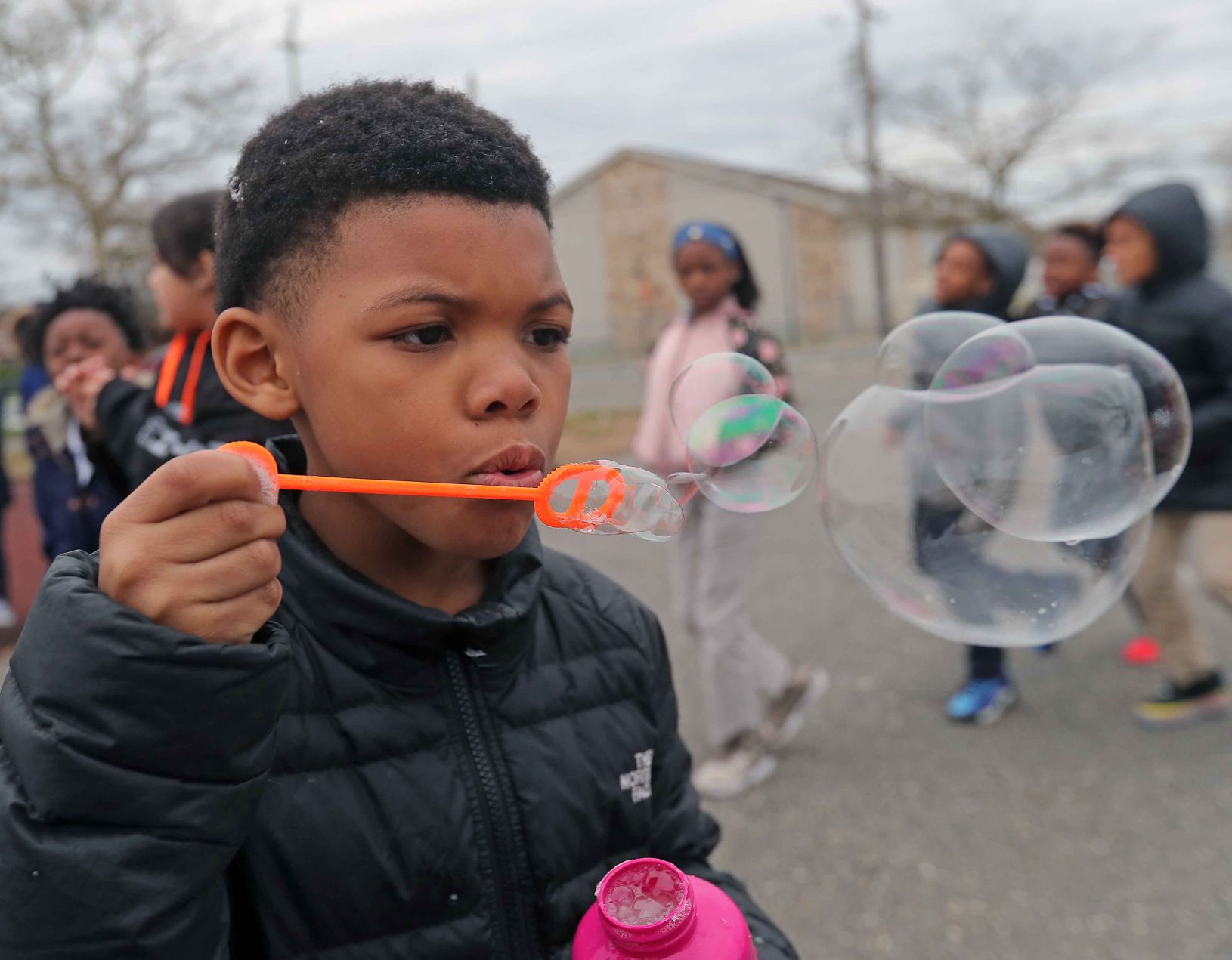 Blow Bubbles 4 Autism at MLK School